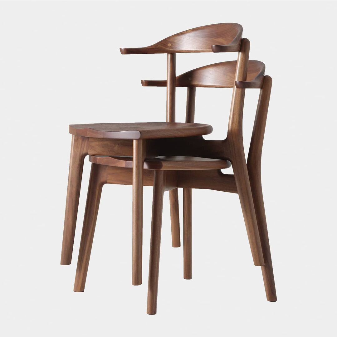 Nagano Interior - REAL arm chair DC352-1W - Dining Chair 