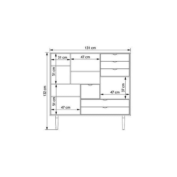 Andersen Furniture - S3 Storage - Cabinet 