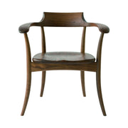 HIDA - CRESCENT Arm Chair Walnut - Dining Chair 