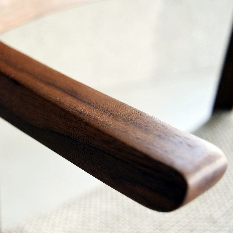 Nagano Interior - SOLID arm chair DC343-1W - Dining Chair 