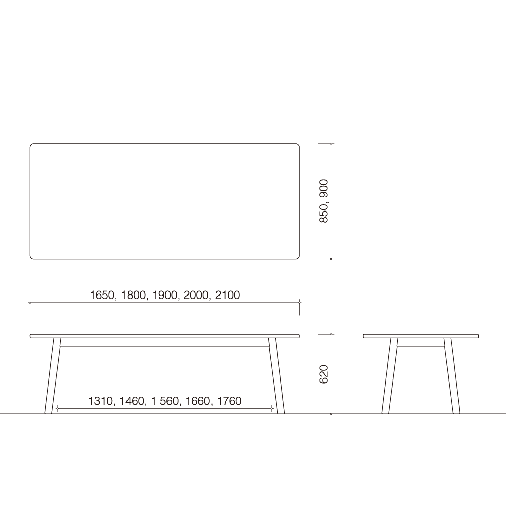 Takumi Kohgei - SPREAD Dining Table - Dining Table 