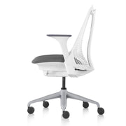 Herman Miller - Sayl Chair Fog Base with Studio White Y-Tower - Task Chair 