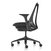 Herman Miller - Sayl Chair Black Base with Black Y-Tower - Task Chair 