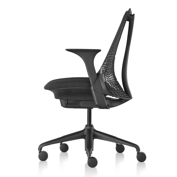 Herman Miller - Sayl Chair Black Base with Black Y-Tower - Task Chair 