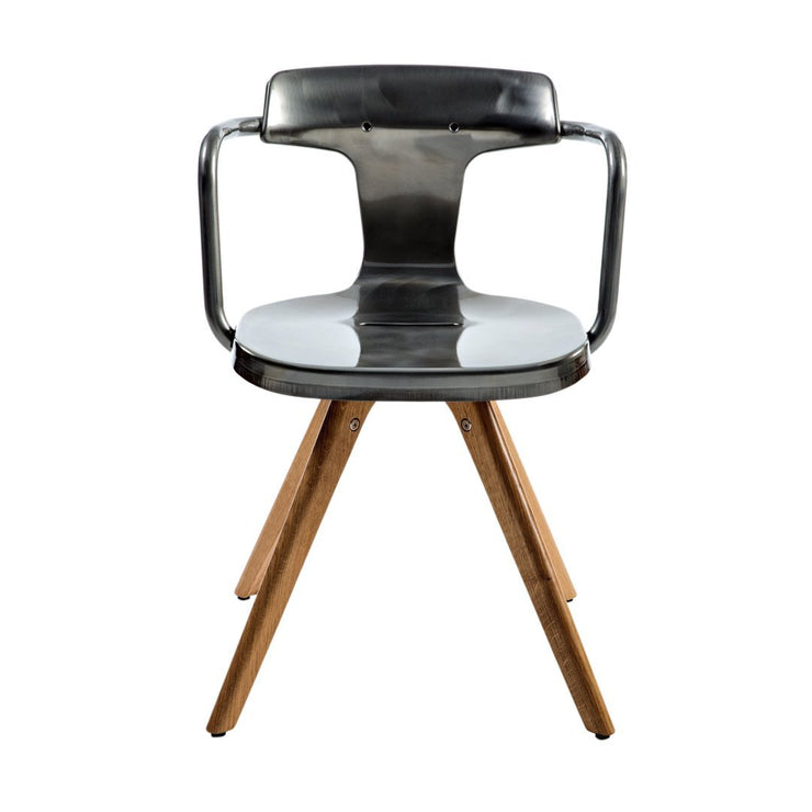 TOLIX - T14 Wooden Chair stainless steel - Dining Chair 