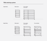 Mobles 114 - TRIA 36 Free Standing System 02 - Shelf 