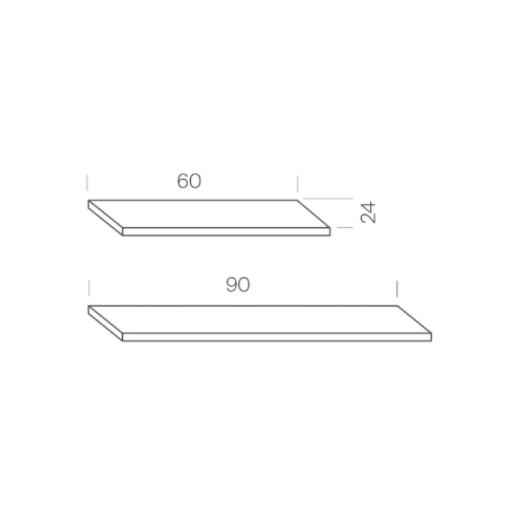 Mobles 114 - TRIA 24 steel shelf - Accessories 