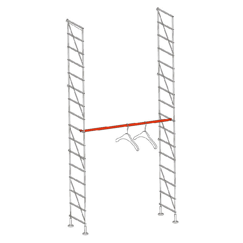 Mobles 114 - TRIA 36 clothes hanger bar - Accessories 
