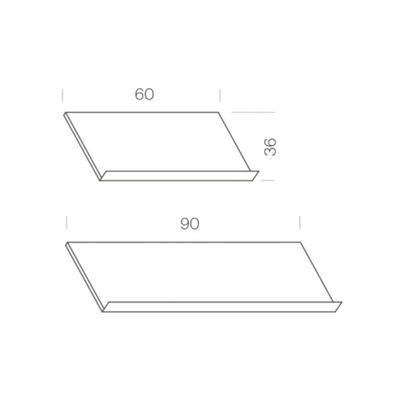 Mobles 114 - TRIA 36 inclined shelf - Accessories 
