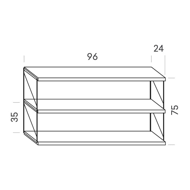 Mobles 114 - TRIA wall pack - Shelf 