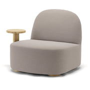 Karimoku New Standard - POLAR Lounge Chair with Side Table Right - Armchair 
