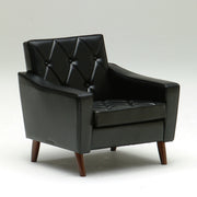 Karimoku60 - lobby chair one seater standard black - Armchair 