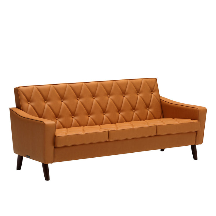 Karimoku60 - lobby chair three seater liber brown - Sofa 