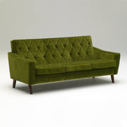 Karimoku60 - lobby chair three seater moquette green - Sofa 