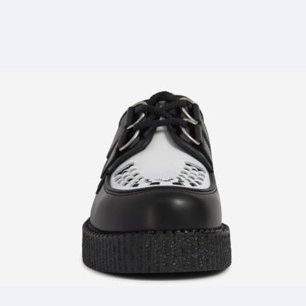 Underground - ORIGINAL WULFRUN CREEPER- BLACK & WHITE LEATHER - SINGLE SOLE - Accessories 