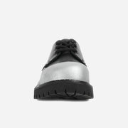 Underground - TRACKER 3 EYELET EXTERNAL STEEL CAP SHOE - BLACK LEATHER - SINGLE SOLE - Accessories 