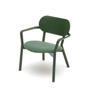 Karimoku New Standard - CASTOR LOW CHAIR PAD green - Armchair 