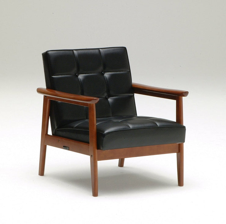 Karimoku60 - k chair one seater standard black - Armchair 