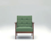 Karimoku60 - k chair one seater tarp green - Armchair 