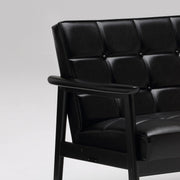 Karimoku60 - k chair two seater matte black - Sofa 