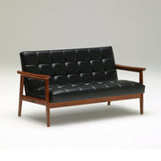 Karimoku60 - k chair two seater standard black - Sofa 