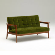 Karimoku60 - k chair two seater moquette green - Sofa 