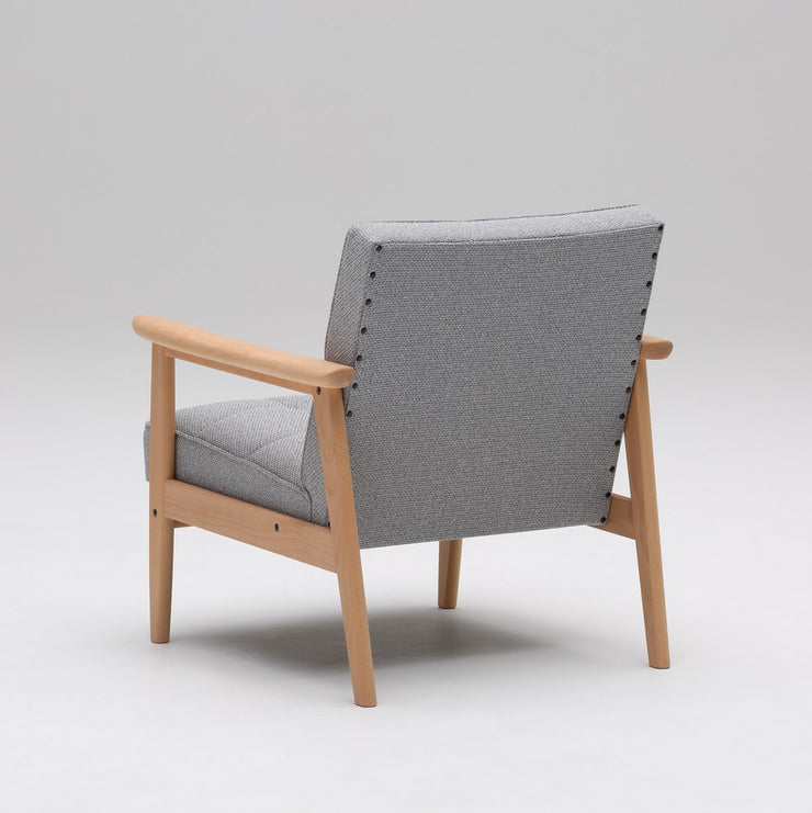 Karimoku60 - k chair one seater mist gray - Armchair 