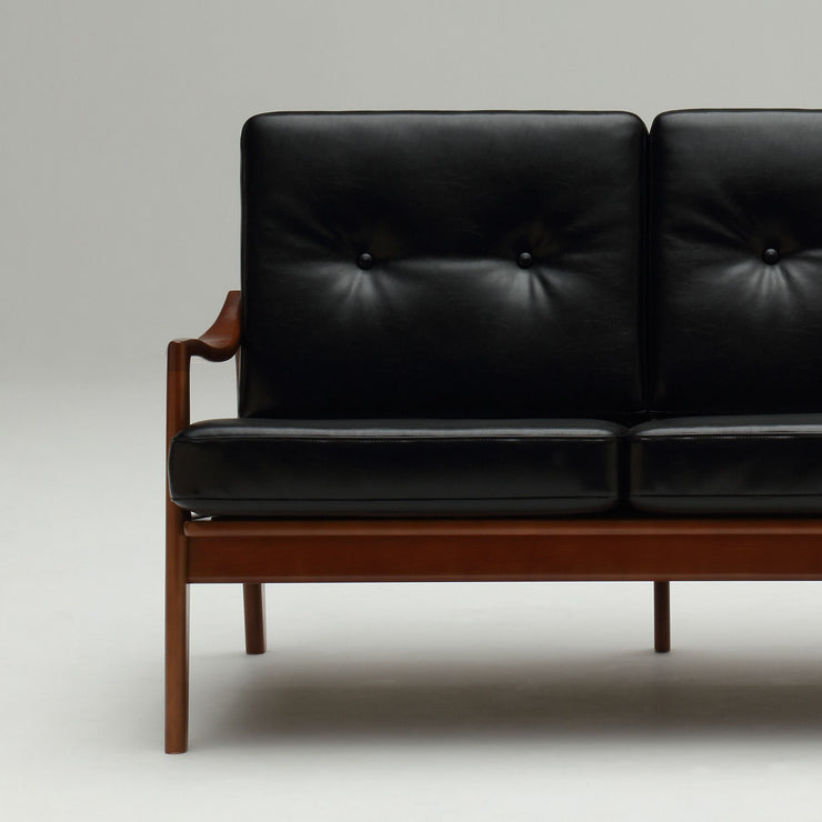 Karimoku60 - frame chair three seater standard black - Sofa 