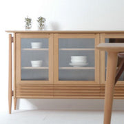 Nissin - White Wood Sideboard - Cabinet 