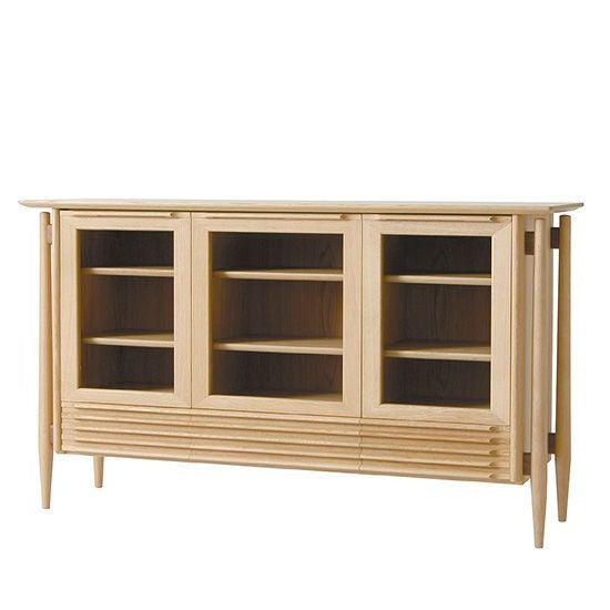 Nissin - White Wood Sideboard - Cabinet 