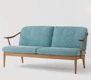 Nissin - White Wood Sofa 2P - Sofa 