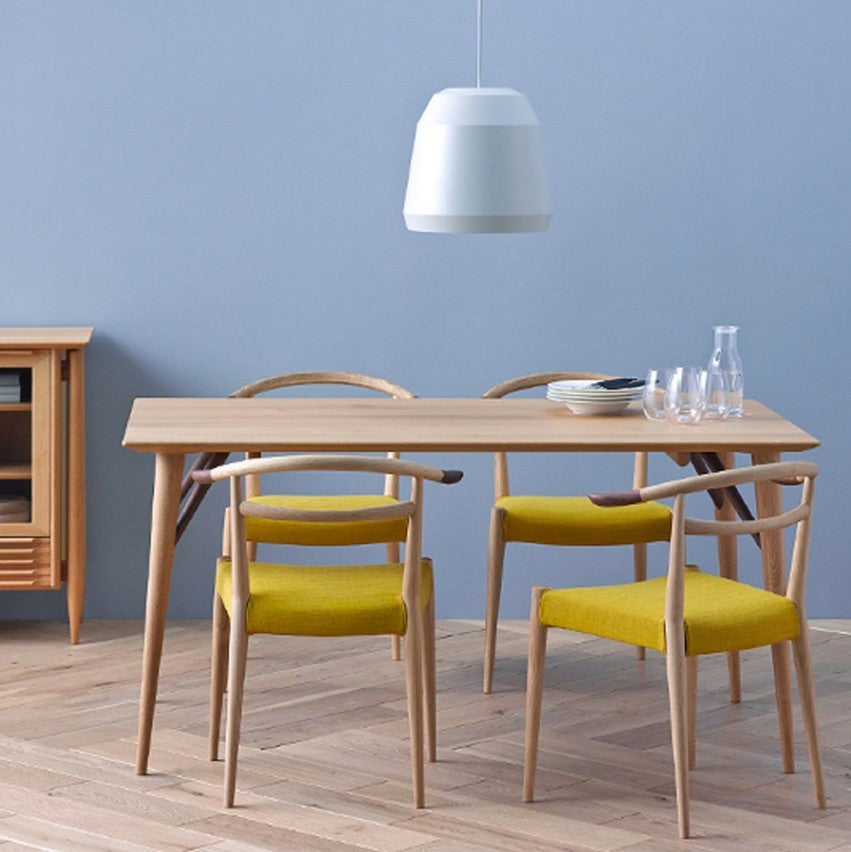 Nissin - White Wood Table - Dining Table 