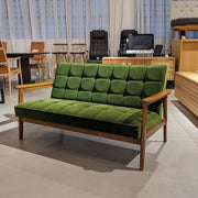 OUT OF STOCK - SECOND LIFE | k chair two seater moquette green - Sofa 