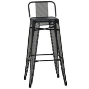 TOLIX - TOLIX Low Backrest Stool Perforated H - Stool 