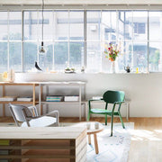 Karimoku New Standard - CASTOR LOW CHAIR grain gray - Dining Chair 